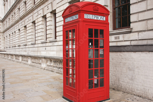 London's legendary red phone boxes.