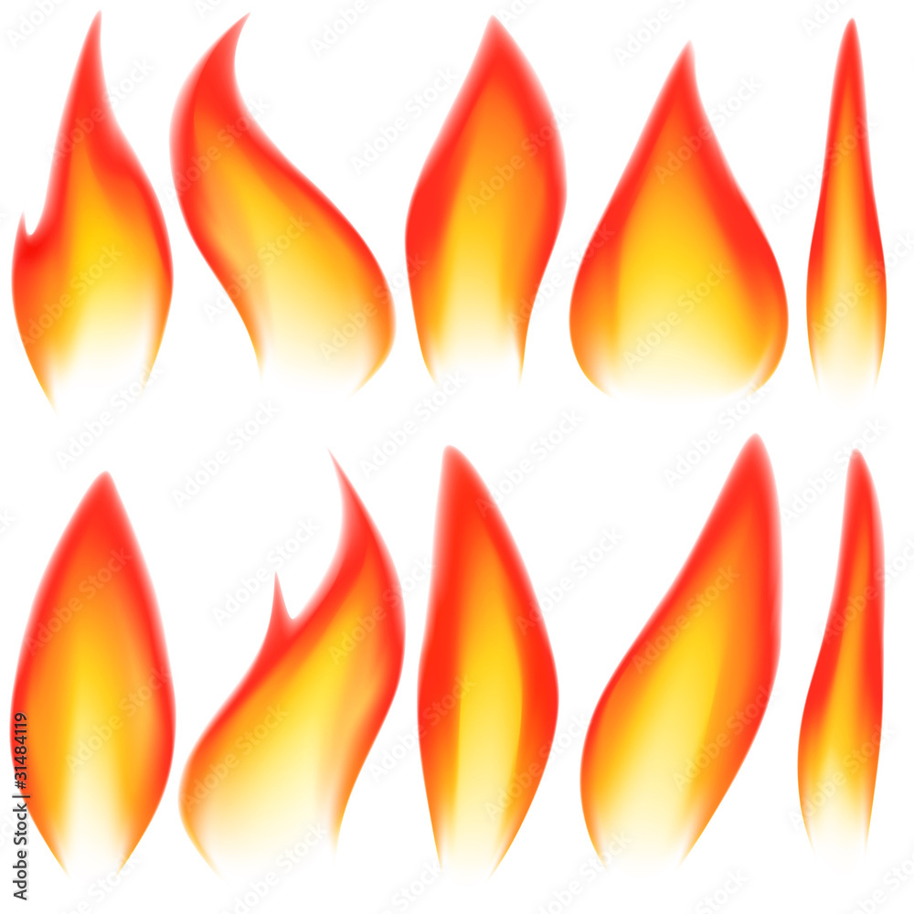 Flame elements Flame elements