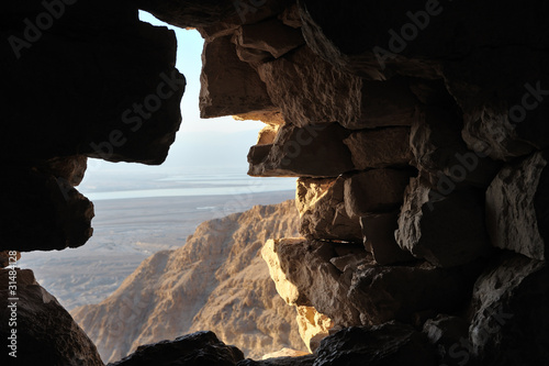 Fortress Masada in Israel photo