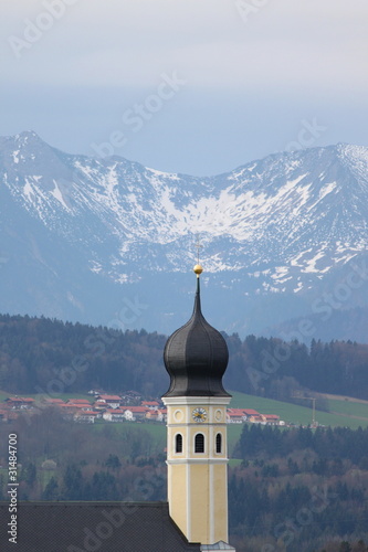 Kirchturm der Wallfahrtskirche Wilparting photo