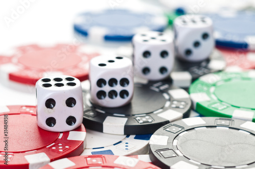 stack of poker chips