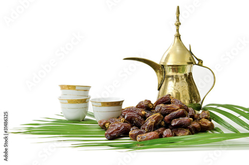 Arabic Coffee with Dates Fruit