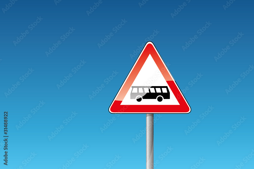 Verkehrszeichen Bus