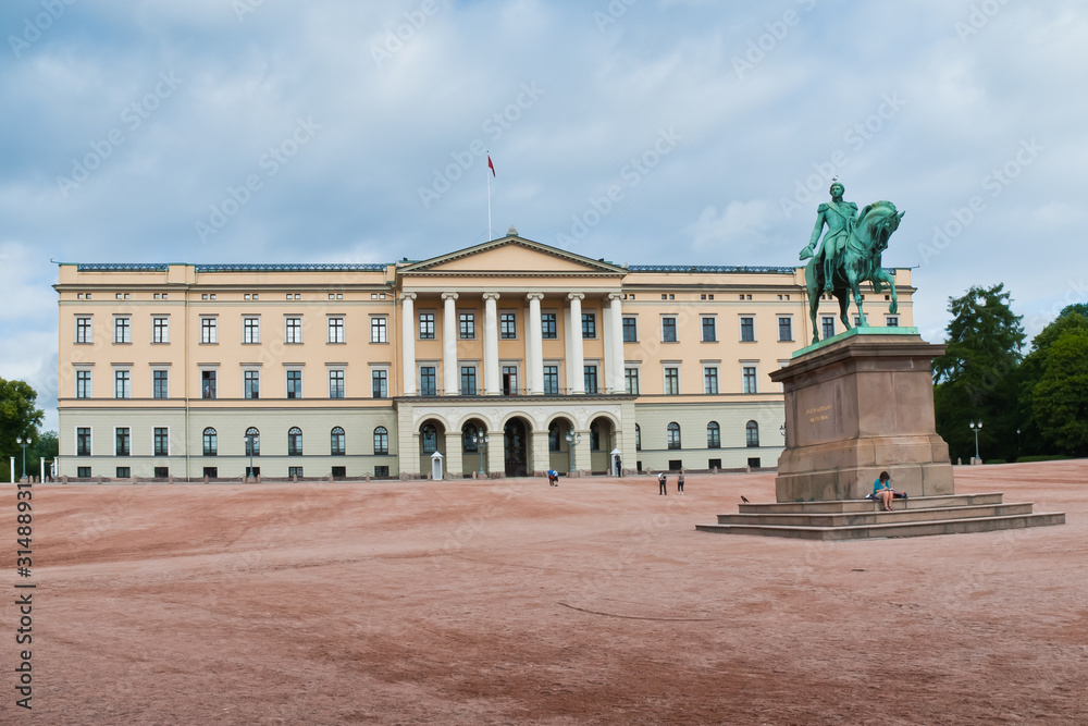 Das koenigliche Schloss in Oslo