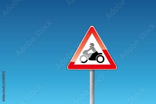 Verkehrszeichen Krafträder, Kleinkrafträder Motorrad