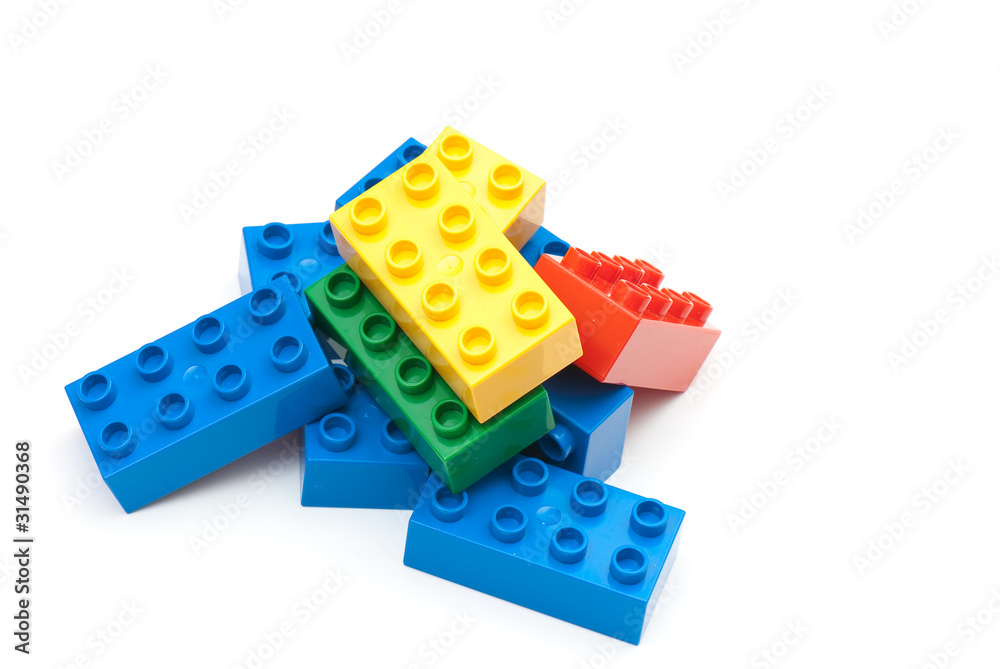 Obraz premium colorful building blocks