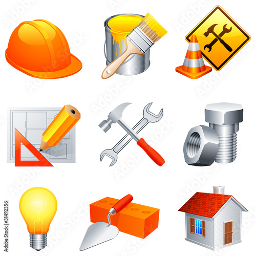 Construction icons.