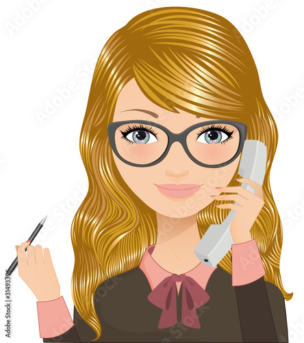 Blonde Secretary
