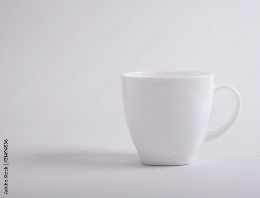 Obraz premium white cup