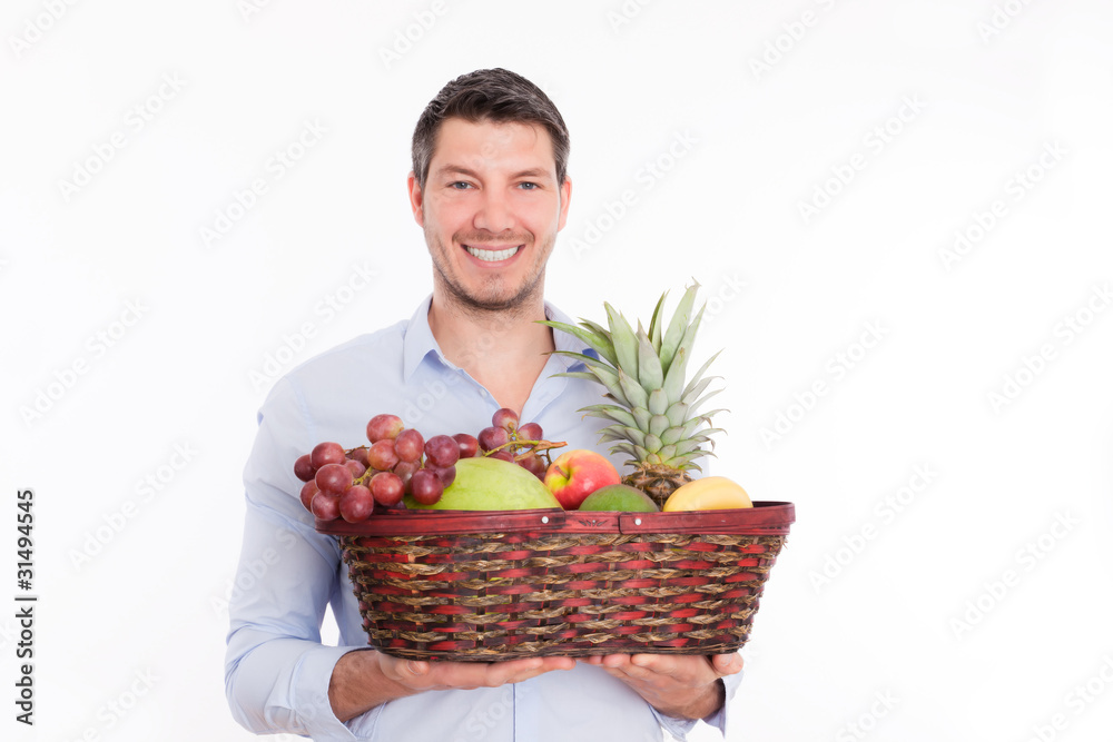 mann mit obst mann mit obst