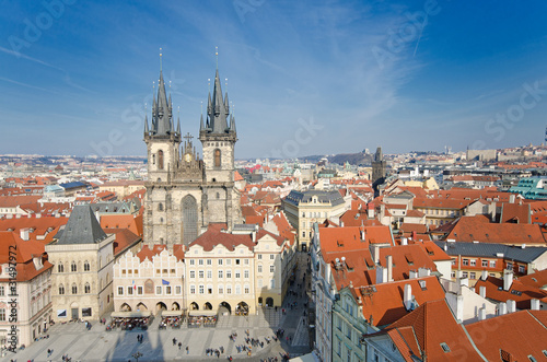 Church of Our Lady in front of Tyn, Prague, Czech Republic