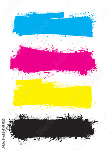 Splat roller banners cmyk