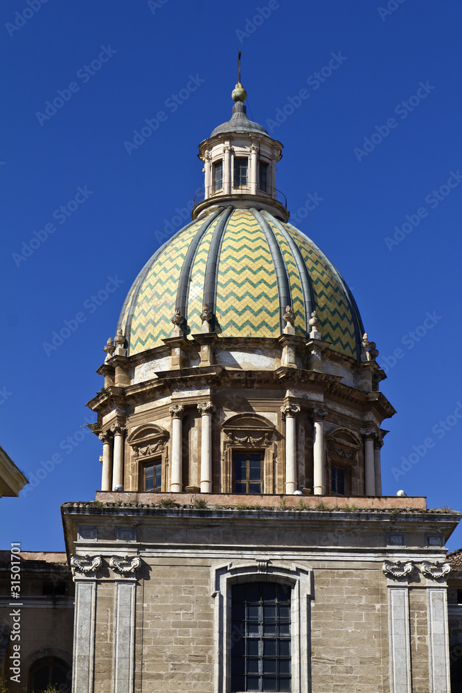 Cupola della chiesa di San Cataldo - Palermo