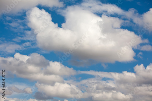 The image of a site of the sky with clouds