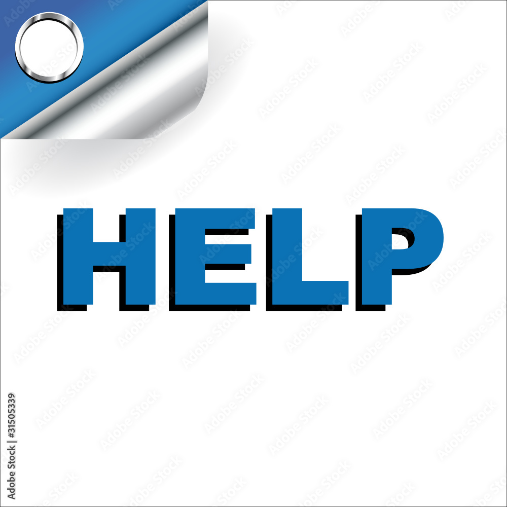 Obraz premium HELP ICON