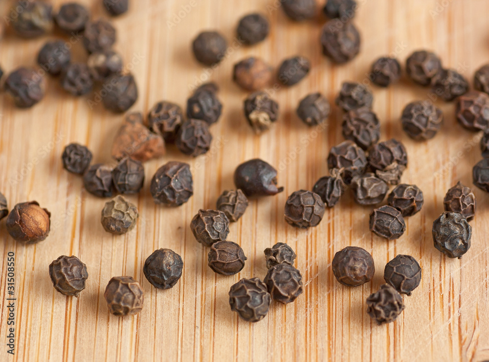 Obraz premium Heap of black pepper