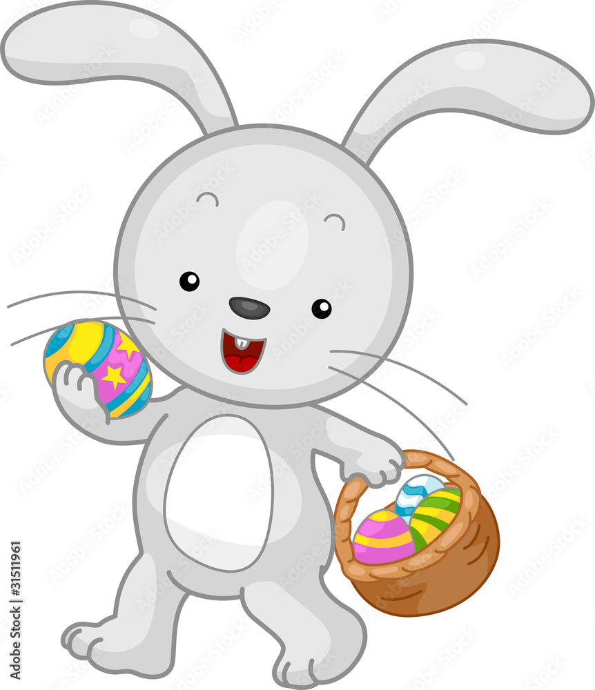 Obraz premium Easter Bunny Basket