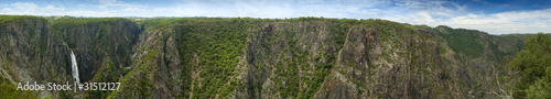 Wollomombi Falls Panorama