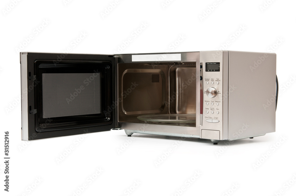 Obraz premium Microwave oven on the table