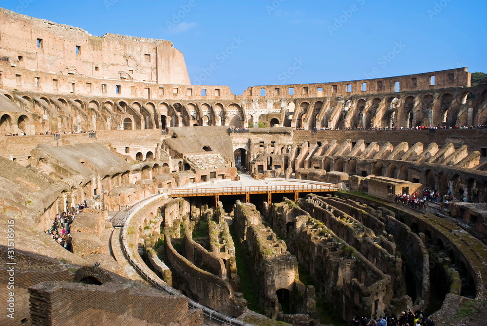 Roma, Interno del Colosseo