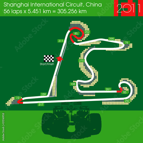 F1 China circuit 2011 photo