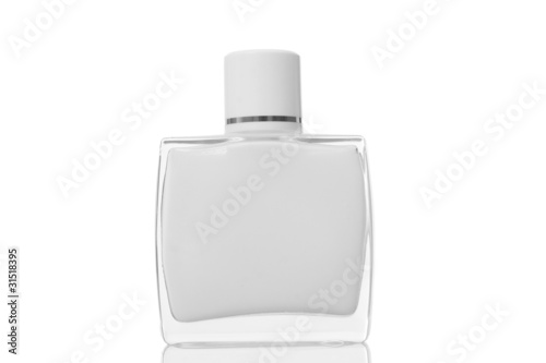 Tableau sur toile white bottle aftershave cream