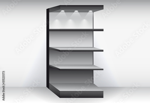 vector shelf with illumination