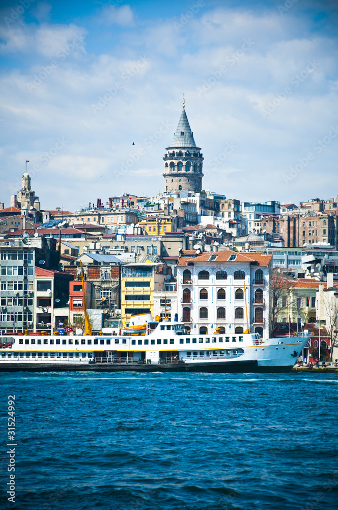Galata Tower from the Bosphorus