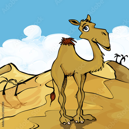 Cartoon Camel