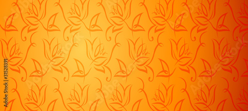 Photography seamless vector floral background