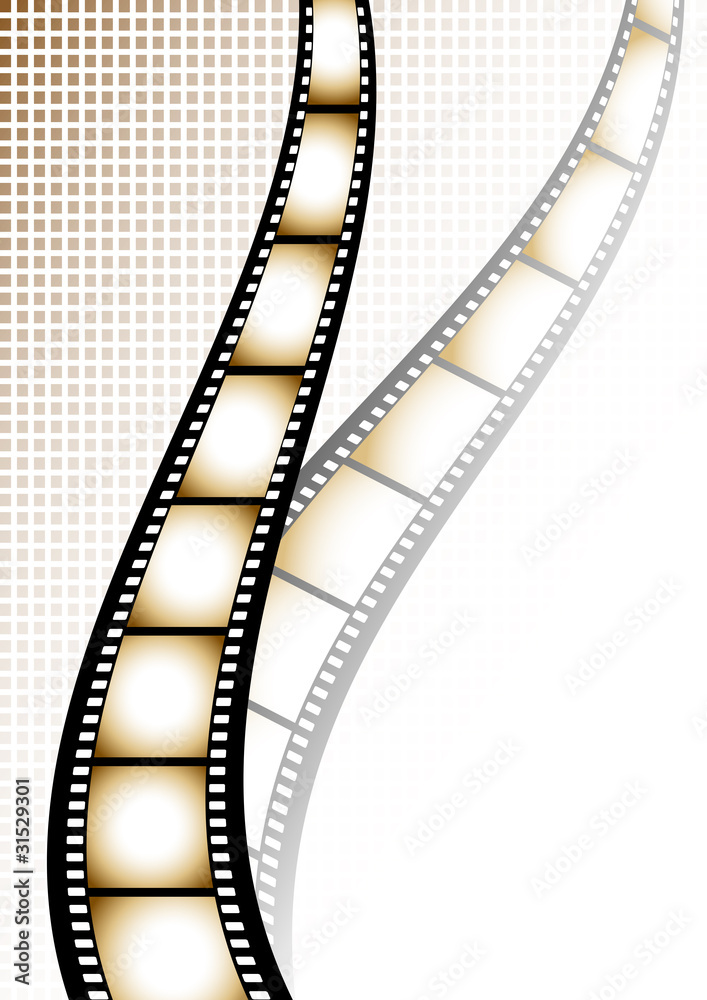 Film strip background with place for text.