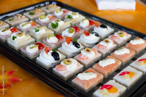 mixed canape bufet