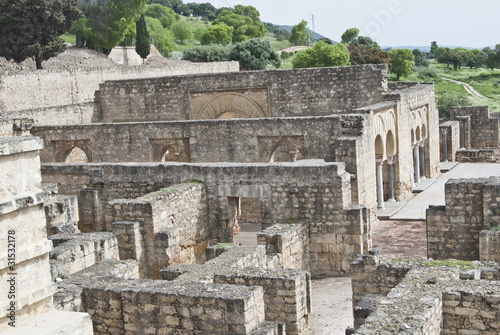 partial view of the ruins of Medina Azahara