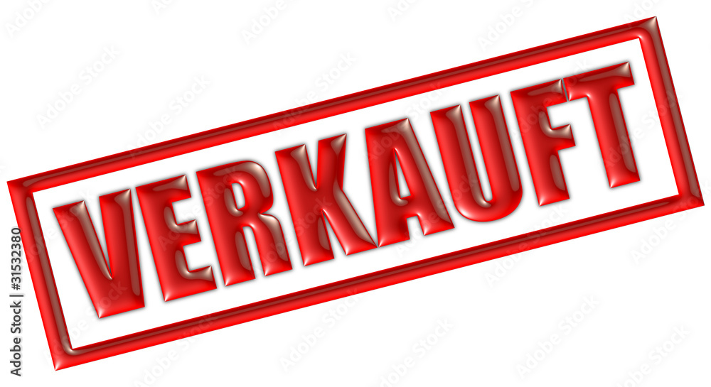 Stempel rot VERKAUFT Stempel rot VERKAUFT