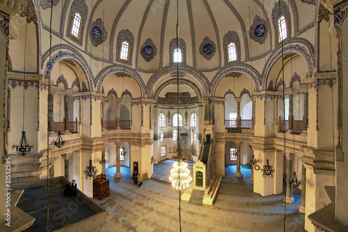 Obraz na płótnie Interior of the Little Hagia Sophia in Istanbul, Turkey w salonie