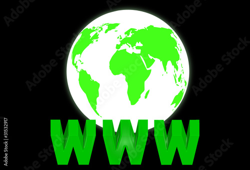 Mapa del mundo con WWW