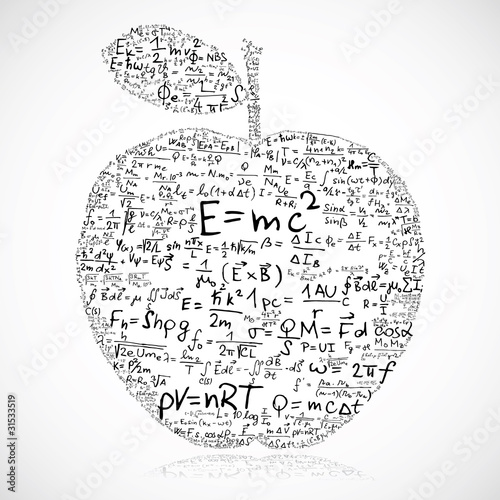 Illustration of education apple #31533519