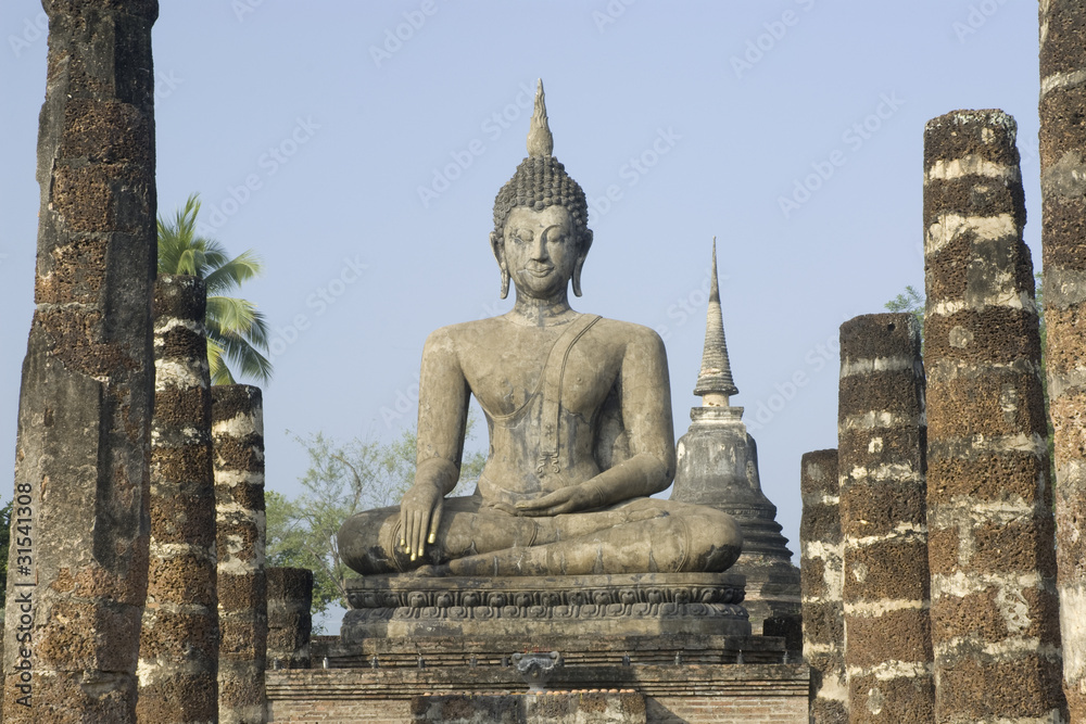 Fototapeta premium Ancient Buddha in old city 1.