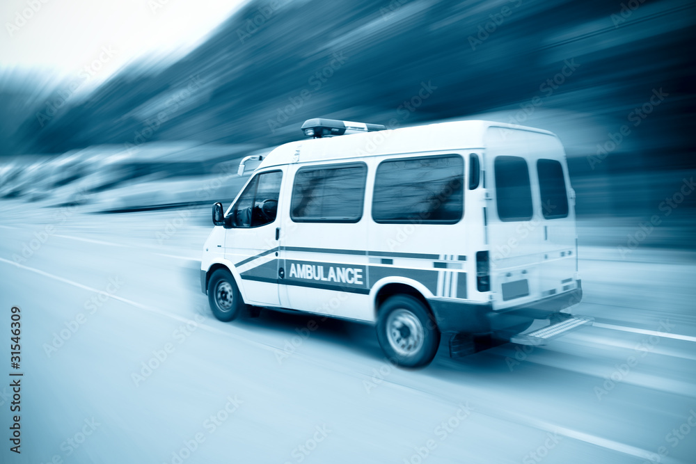 speeding ambulance