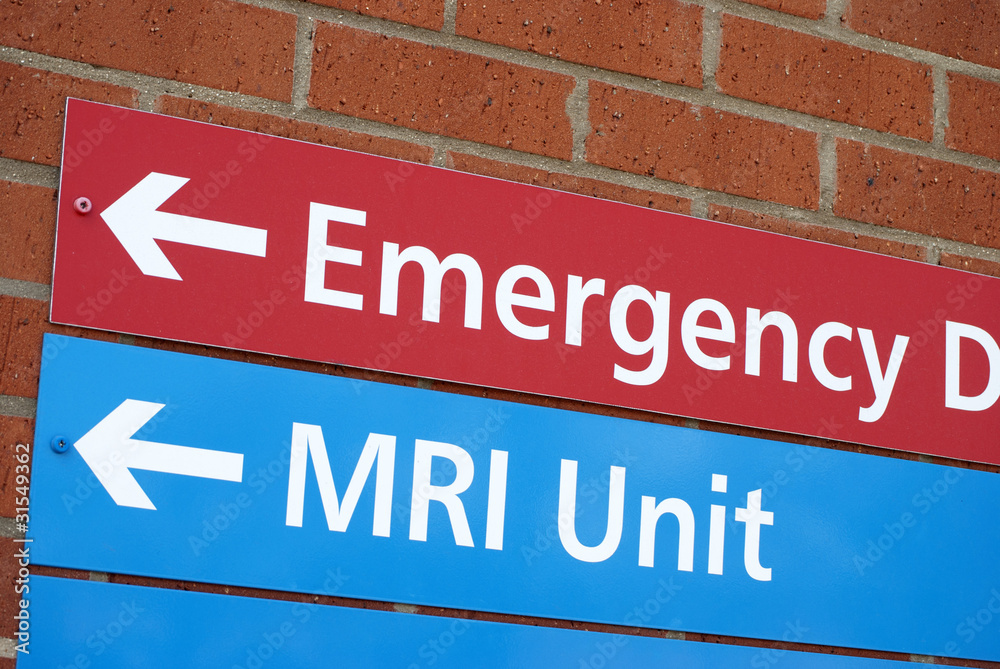 Obraz premium Hospital sign