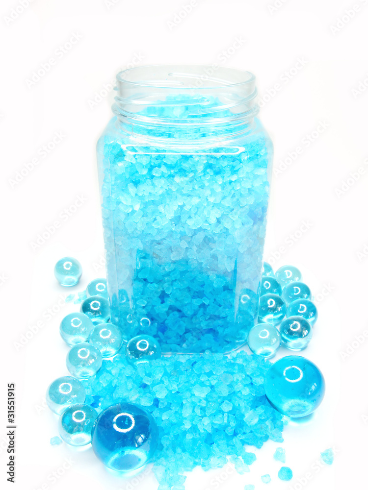 spa bathing salt among aroma oil capsules spa bathing salt among aroma oil capsules