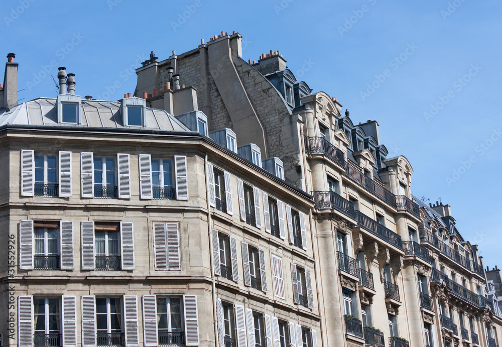 Parisian buildings Parisian buildings