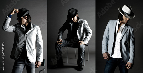 Cuadro en lienzo uomo moda fashion