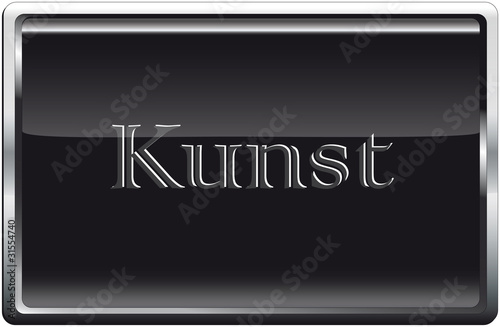 Blackbutton Kunst grau