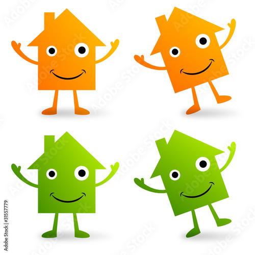 houseman 1 (2xgreen & 2xorange, smile)