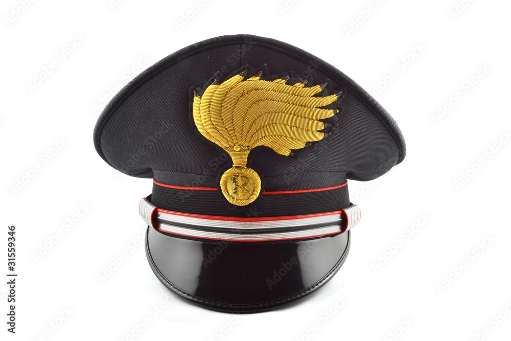 Berretto da Maresciallo dei Carabinieri Stock Photo | Adobe Stock