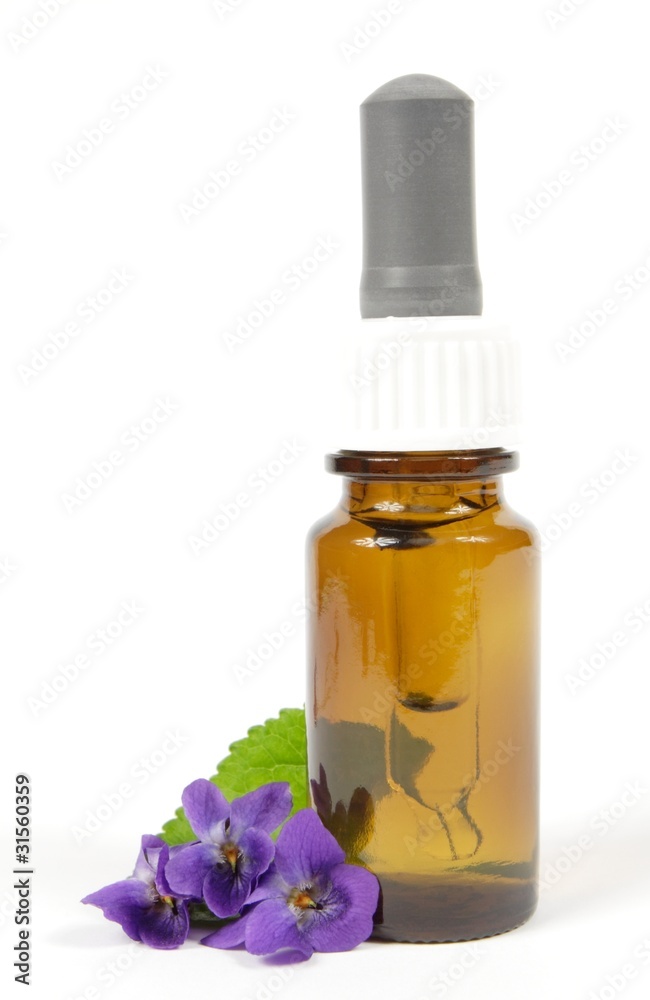 aromatherapy - violet's essential oil - obrazy, fototapety, plakaty 
