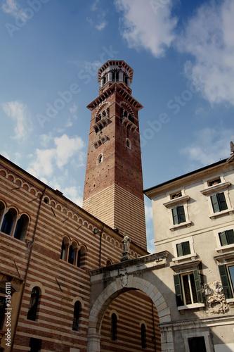 Piazza delle Erbe in Verona...