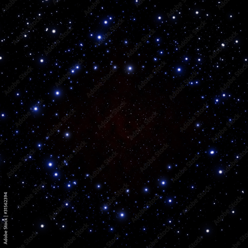 Fototapeta premium Star on space at night