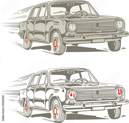 retro car